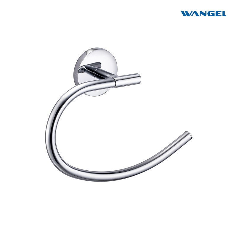 Wangel Towel Ring, Modern Style, Stainless Steel, 304 Chrome, Stainless Steel Towel Holder, Living Room, Kitchen,Silver