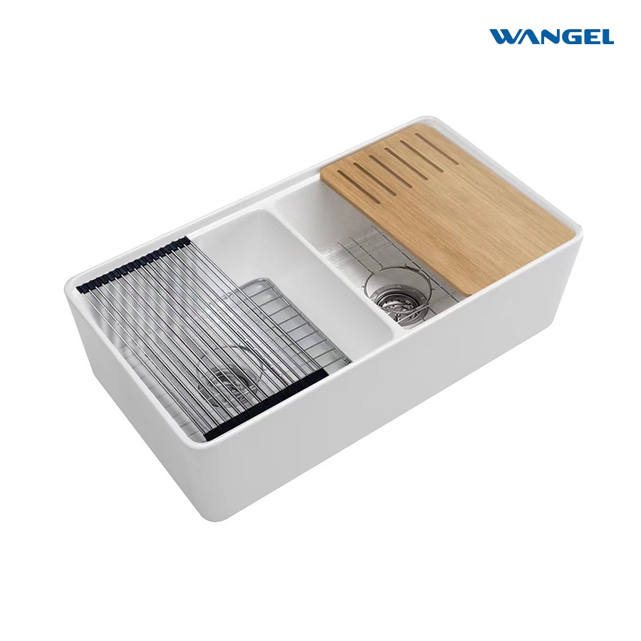 Wangel Kitchen ceramic sink and dishwashing basin