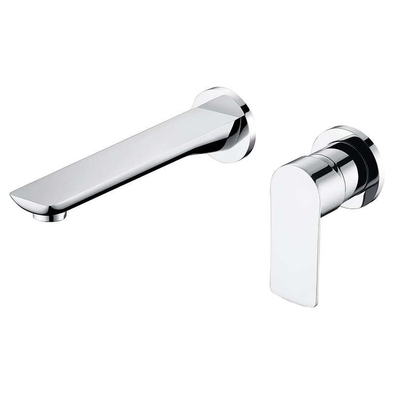 Wangel Wall mounted Bathroom Faucet W1MP220-CP,MB