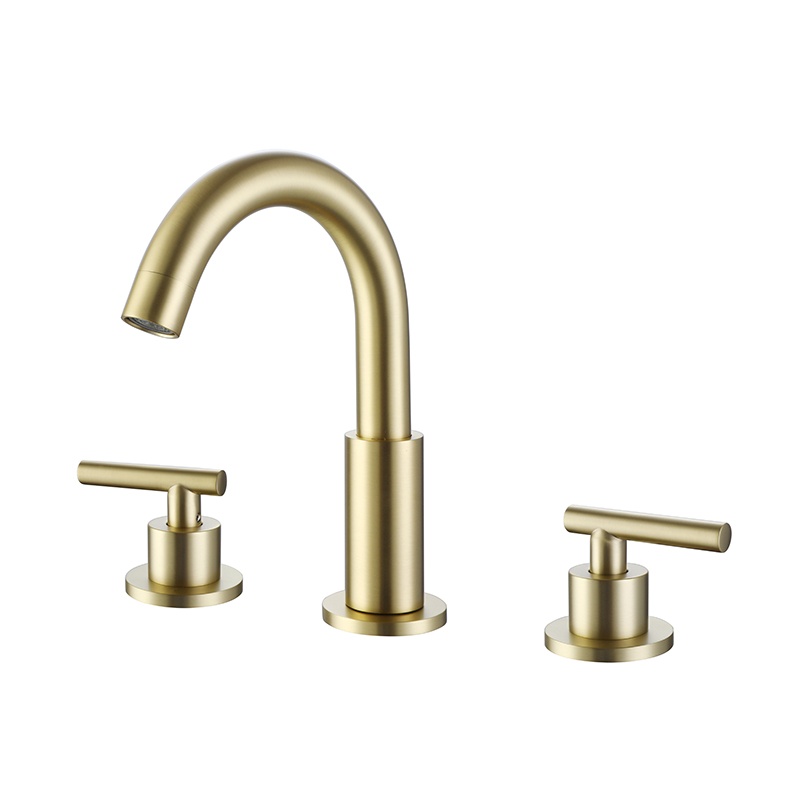 Wangel Widespread bathroom faucet W1MP239-MB,CP,BG,BN,W